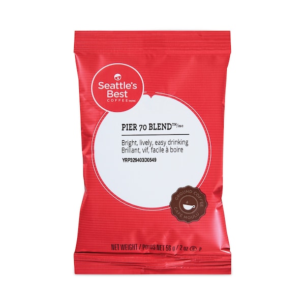 Seattles Best Coffee, Pier 70 Blend, Packet, Coffee, 2.1 oz, 72 PK 12420869 - main